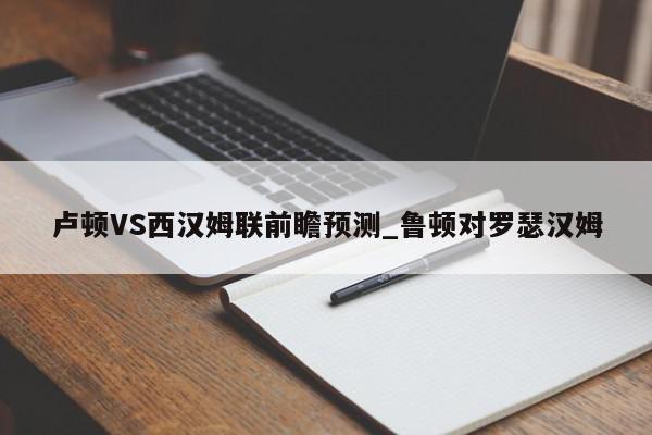 卢顿VS西汉姆联前瞻预测_鲁顿对罗瑟汉姆